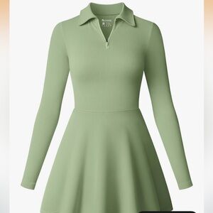 *PINK* 🩷 Elegant Long Sleeve Mini A-Line Dress